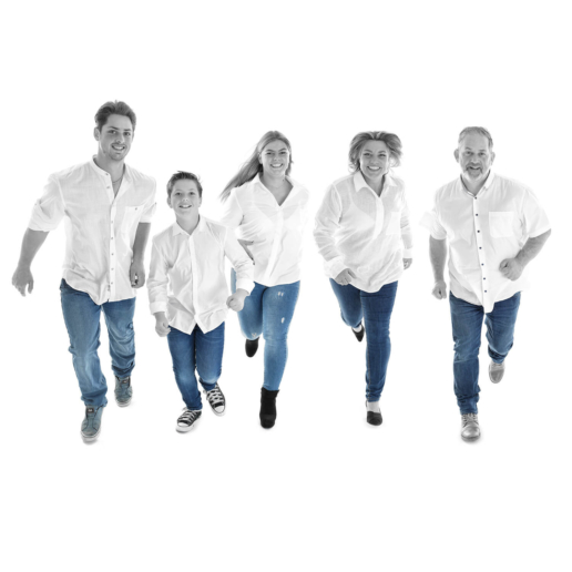 Familie fotoshoot van Studio Hoge Heren - renfoto in studio